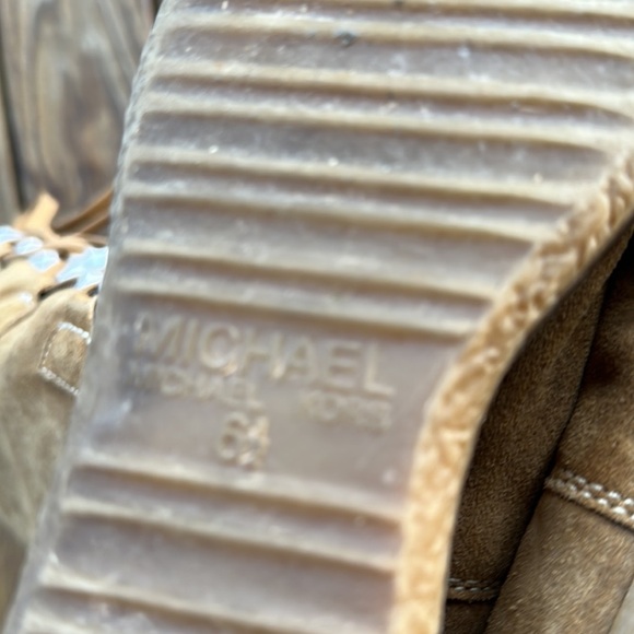 Michael Kors women’s suede wedge high boots size 6.5 - Picture 9 of 12